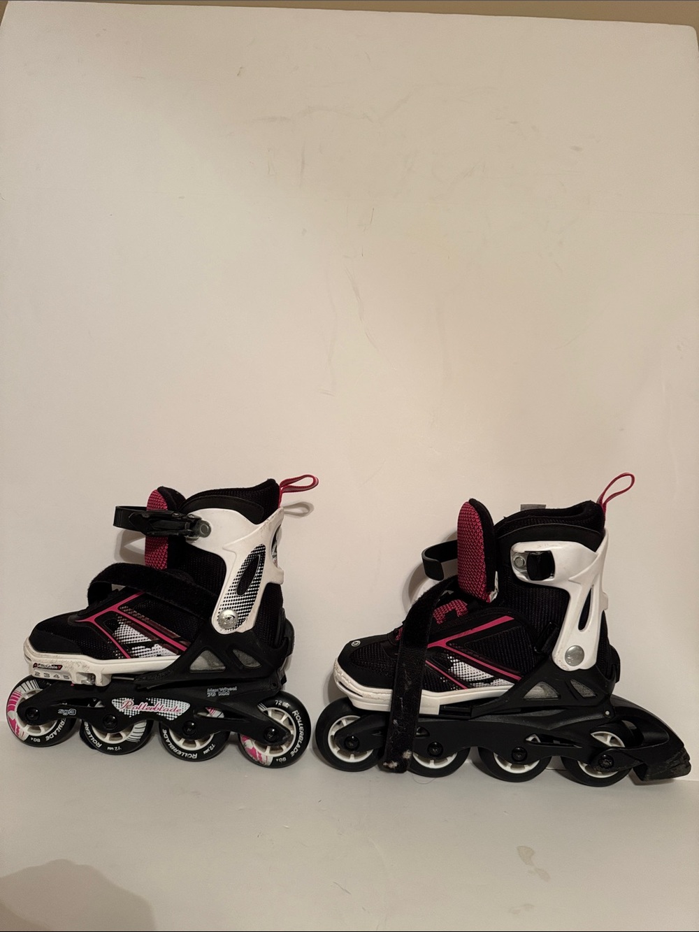 Spitfire XTG Adjustable Kids Inline Skates - Black & Pink